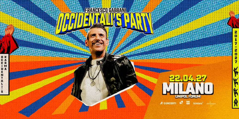 Gabbani Live Assago Forum Milano 2027
