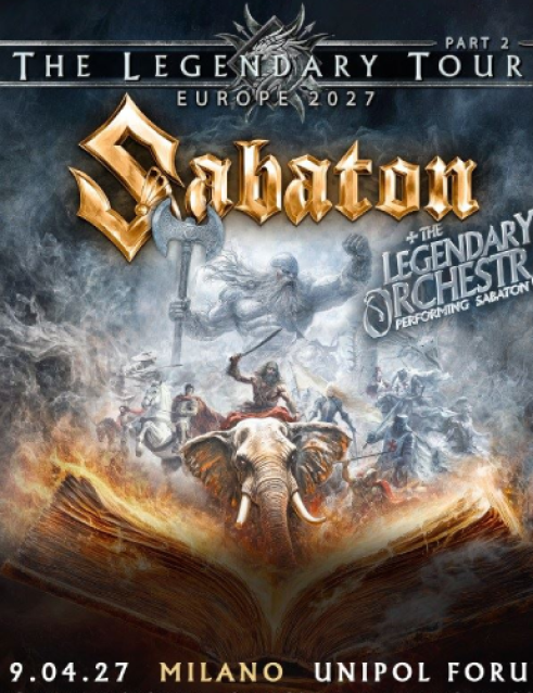 Sabaton Live Assago Forum Milano 27